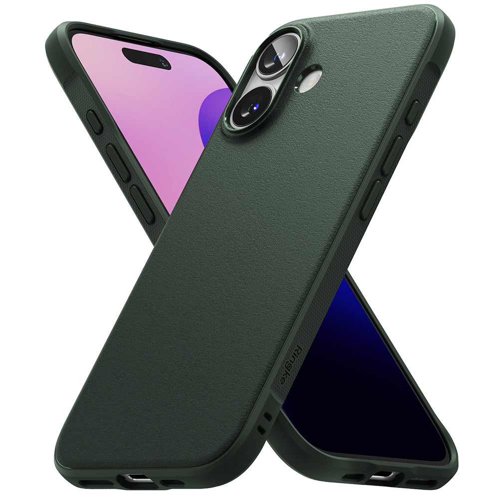 Hülle für Apple iPhone 16, Ringke, Onyx, Dunkelgrün