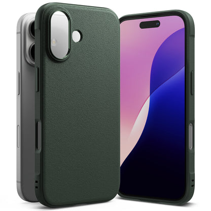 Hülle für Apple iPhone 16, Ringke, Onyx, Dunkelgrün