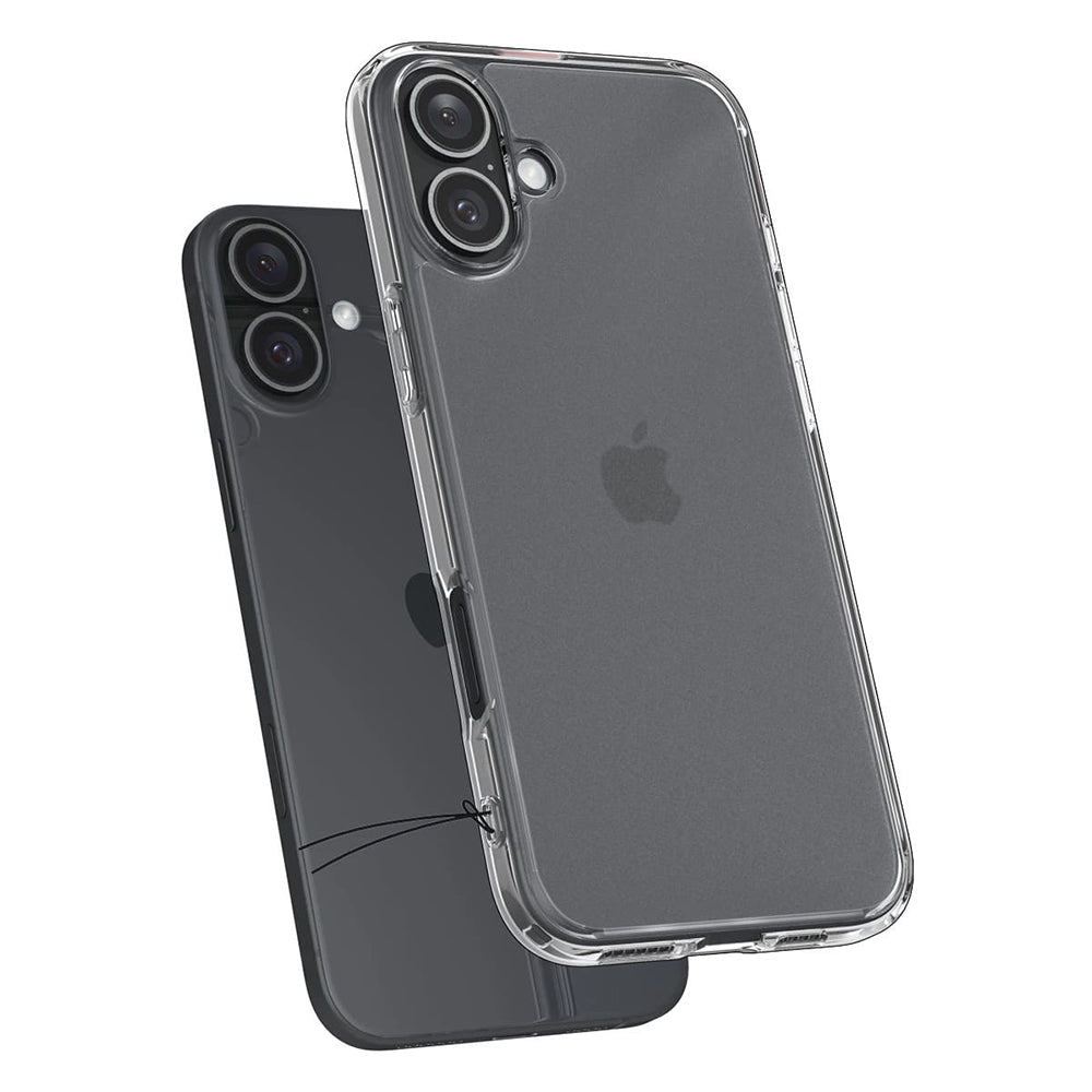 Case for Apple iPhone 16, Spigen, Ultra Hybrid, Satin Transparent