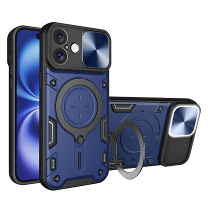 Hülle für Apple iPhone 16, Techsuit, CamGuard Pro, Blau
