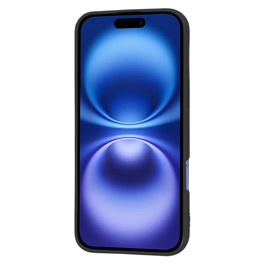 Hülle für Apple iPhone 16, Techsuit, SoftFlex, Schwarz