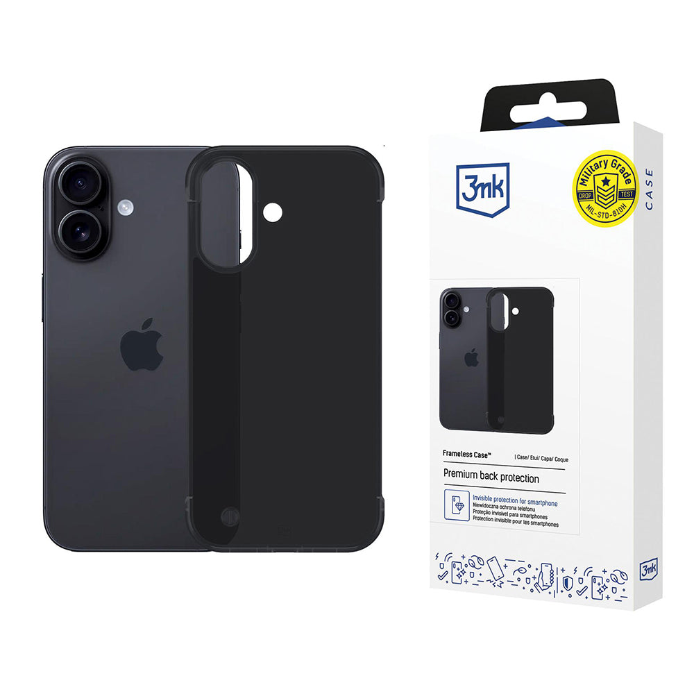 Hülle für Apple iPhone 17, 3MK, Just20g, Schwarz