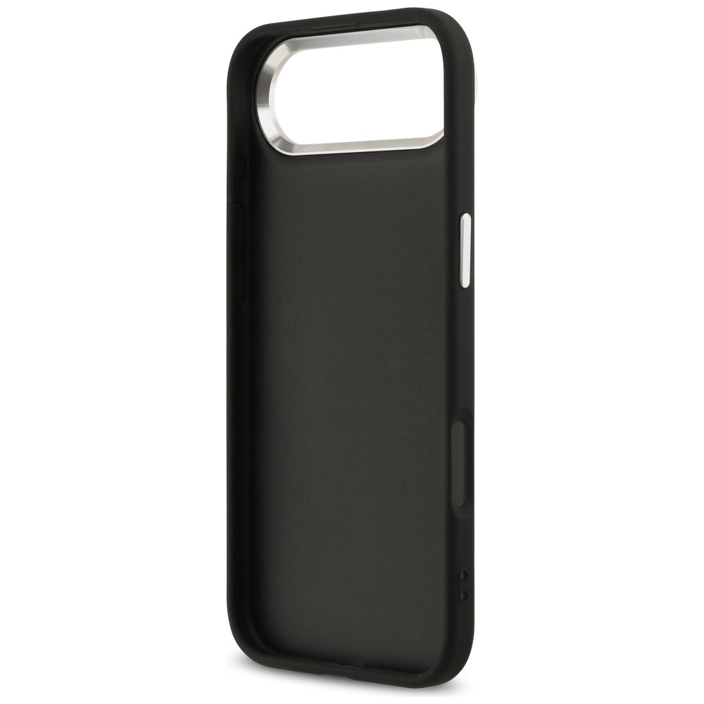 Hülle für Apple iPhone 17 Air, Guess, Big 4G Logo Classic, Schwarz Silbern