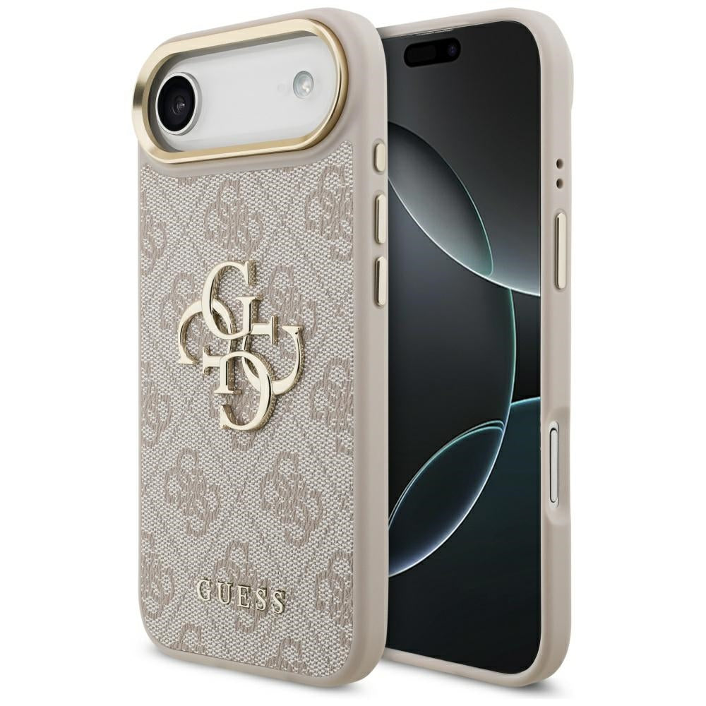 Hülle für Apple iPhone 17 Air, Guess, Big 4G Logo Classic, Roségold