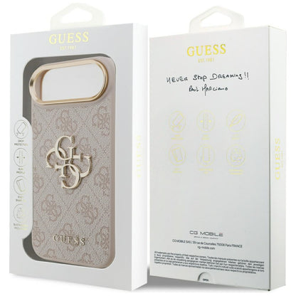 Hülle für Apple iPhone 17 Air, Guess, Big 4G Logo Classic, Roségold