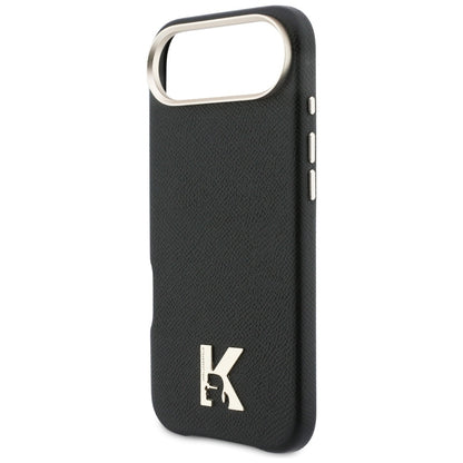 Hülle für Apple iPhone 17 Air, Karl Lagerfeld, Karl Head Logo, Schwarz