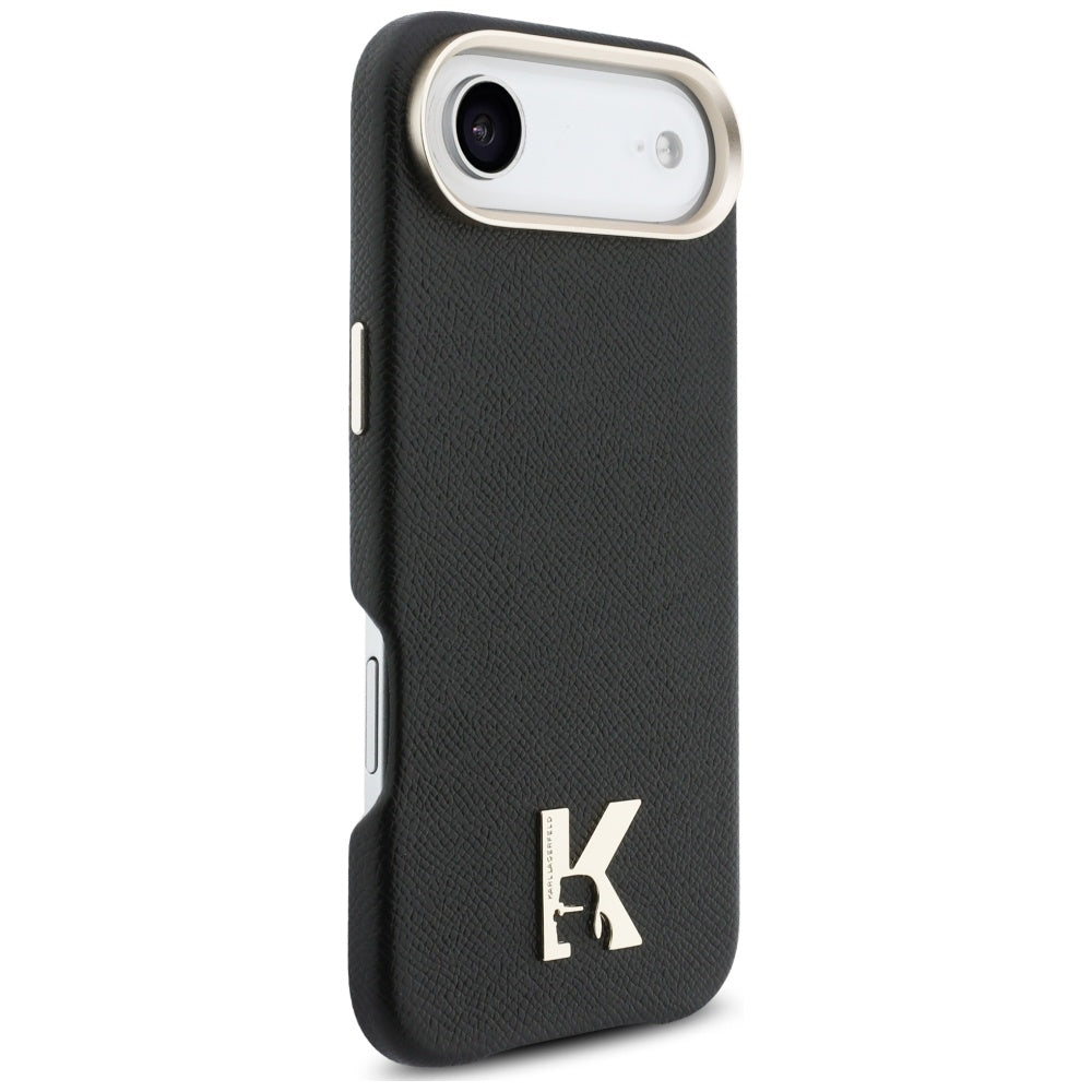 Hülle für Apple iPhone 17 Air, Karl Lagerfeld, Karl Head Logo, Schwarz