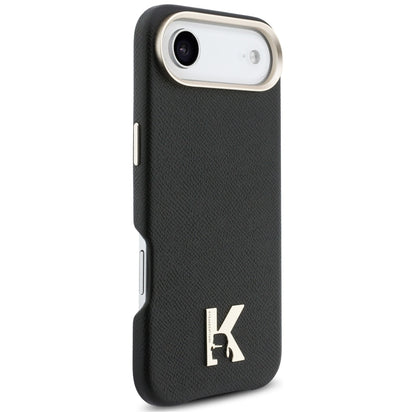 Hülle für Apple iPhone 17 Air, Karl Lagerfeld, Karl Head Logo, Schwarz