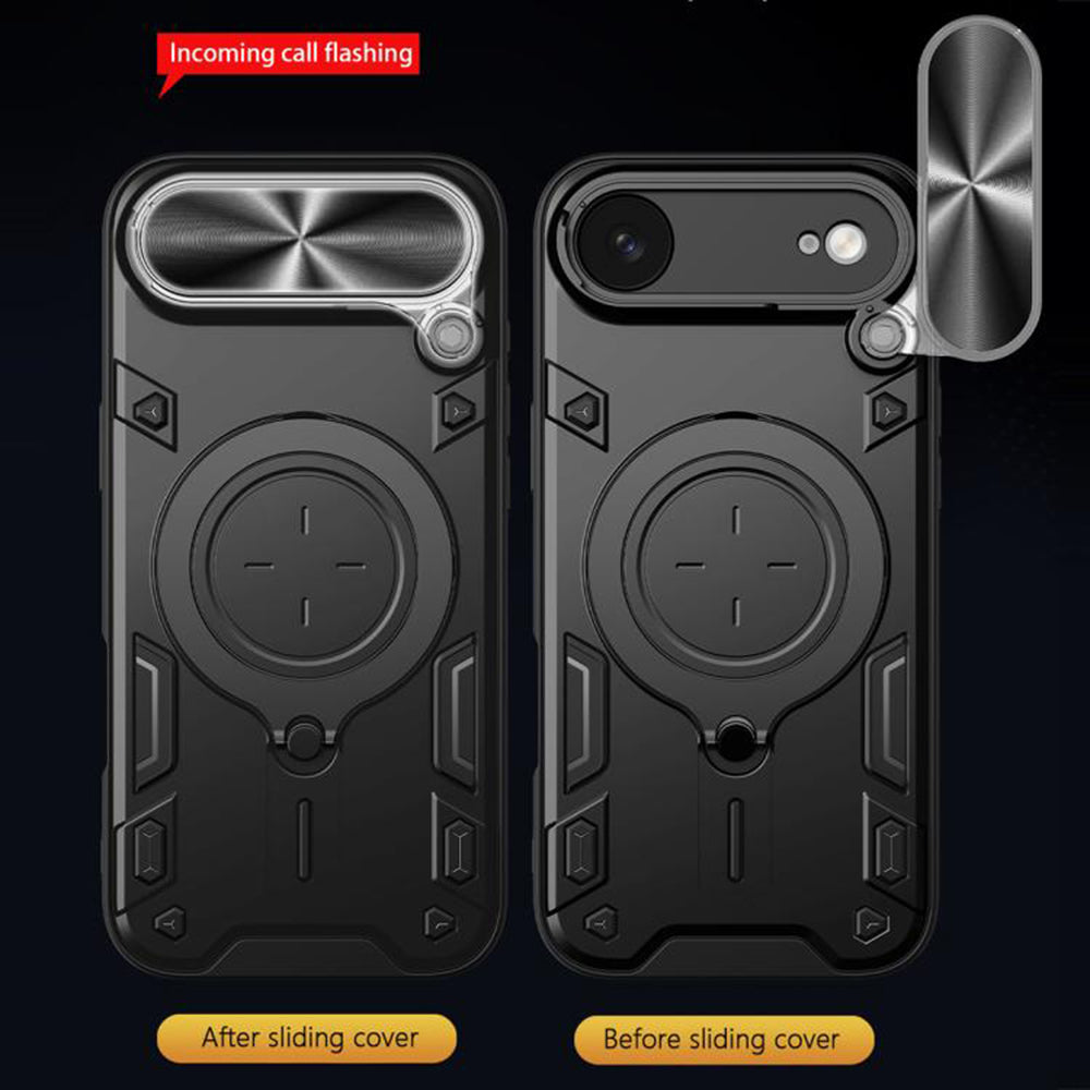 Hülle für Apple iPhone 17 Air, Techsuit, CamGuard Pro, Schwarz