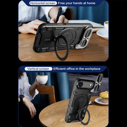 Hülle für Apple iPhone 17 Air, Techsuit, CamGuard Pro, Schwarz
