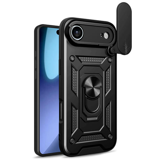 Hülle für Apple iPhone 17 Air, Techsuit, CamShield, Schwarz