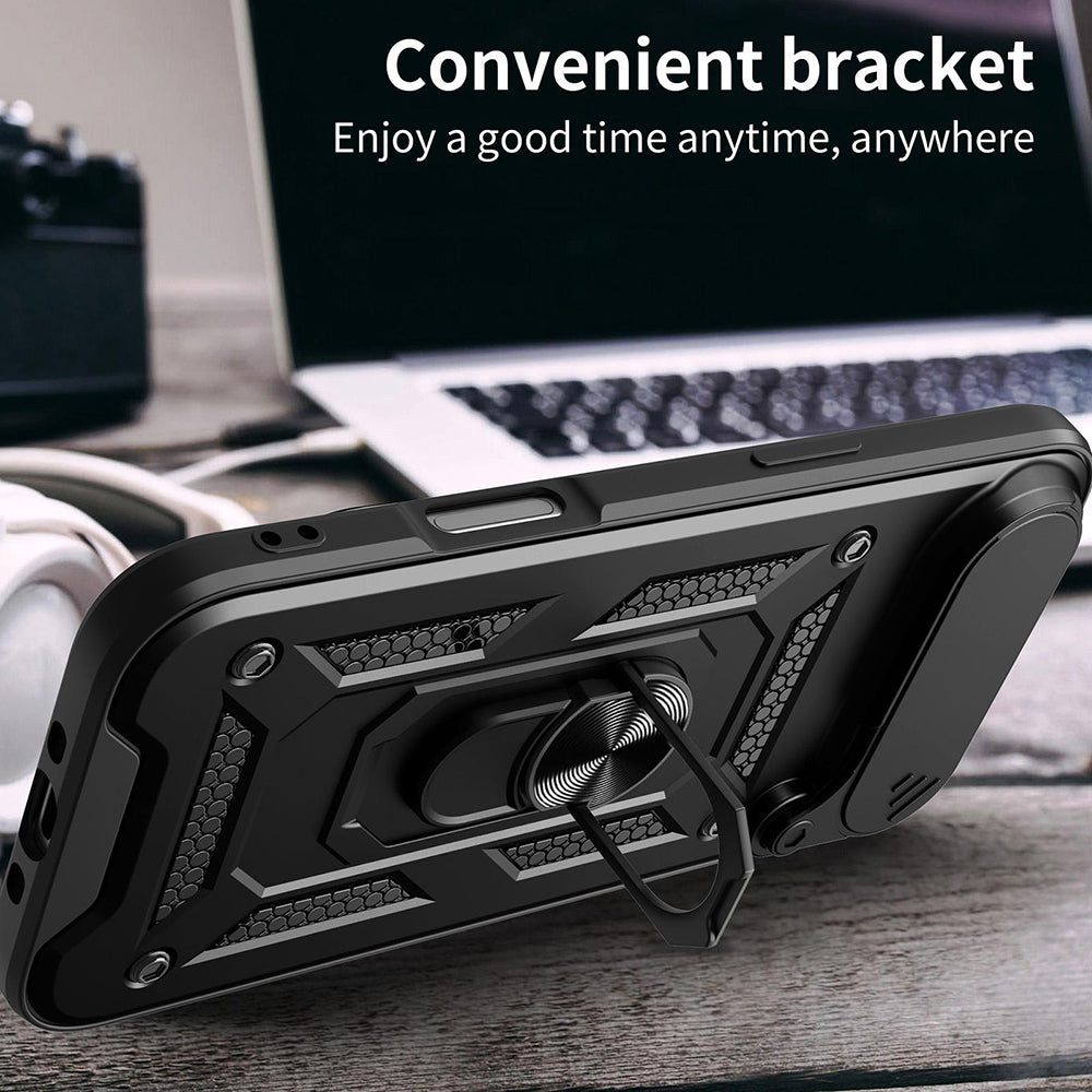 Hülle für Apple iPhone 17 Air, Techsuit, CamShield, Schwarz