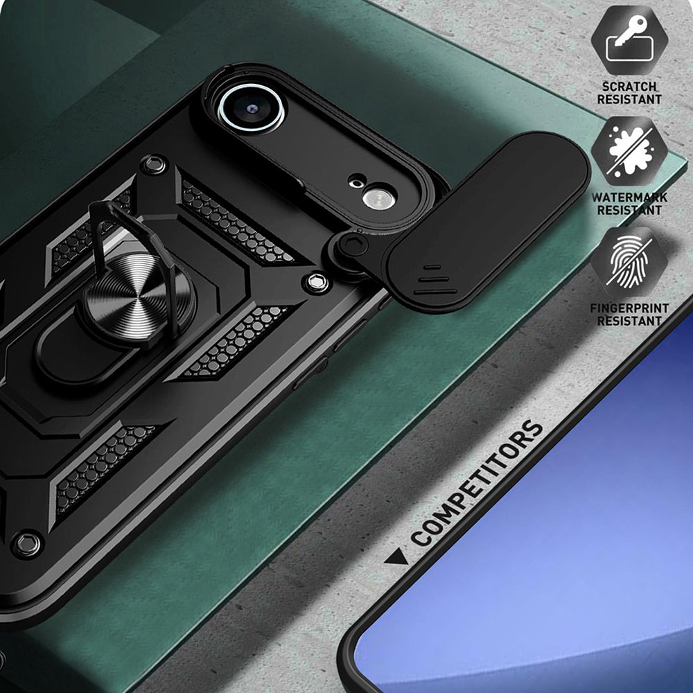 Hülle für Apple iPhone 17 Air, Techsuit, CamShield, Schwarz