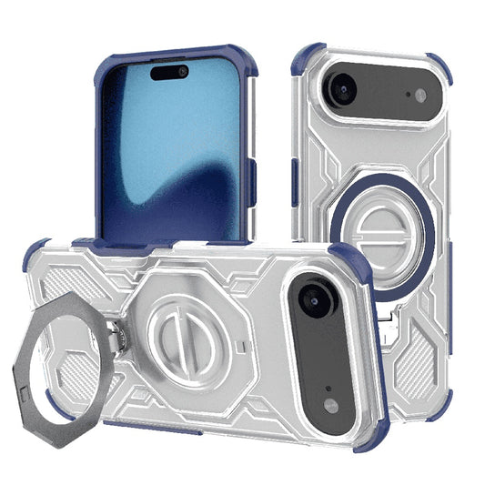 Hülle für Apple iPhone 17 Air, Techsuit, Carbon Shield Pro, Blau