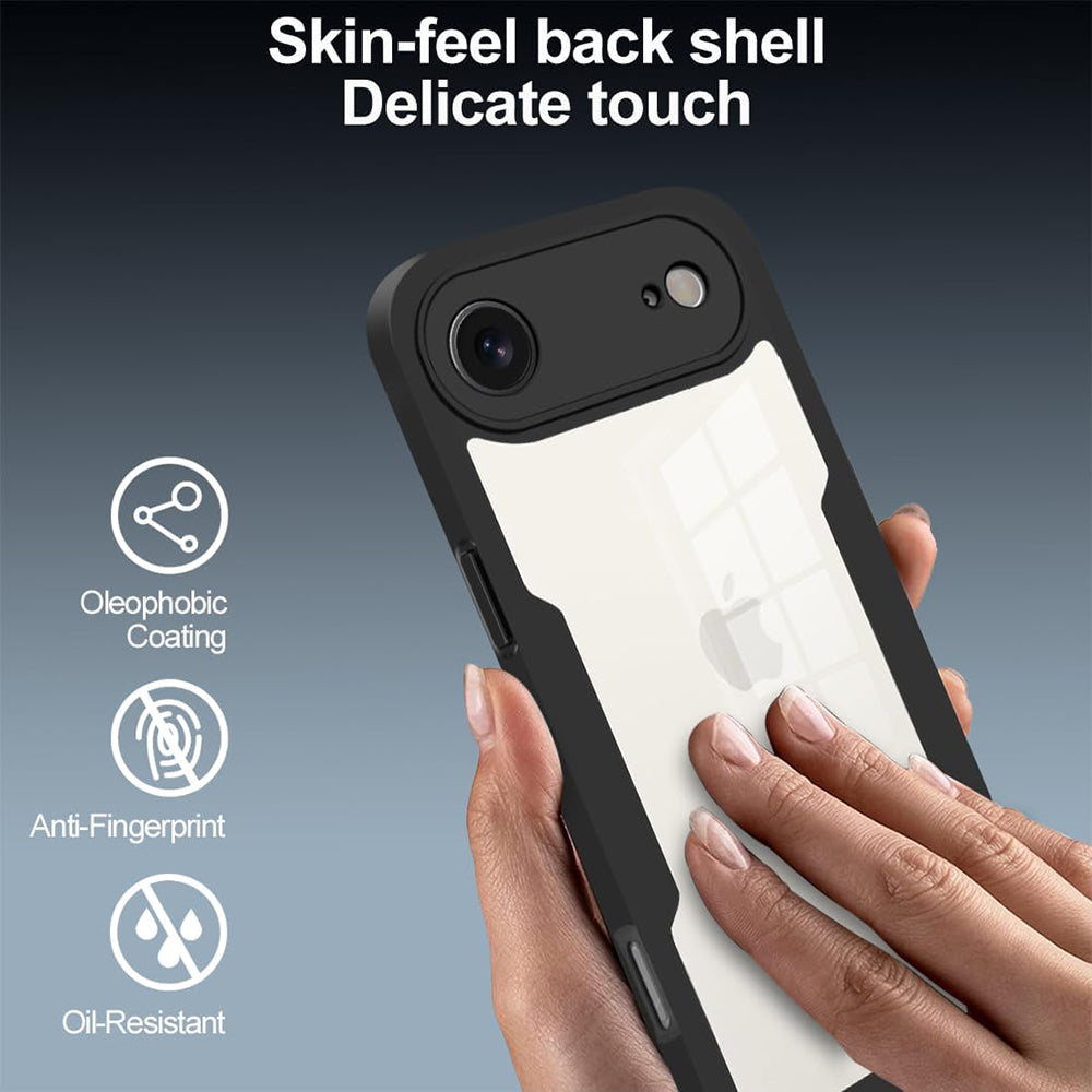 Hülle für Apple iPhone 17 Air, Techsuit, ColorVerse 360, Schwarz