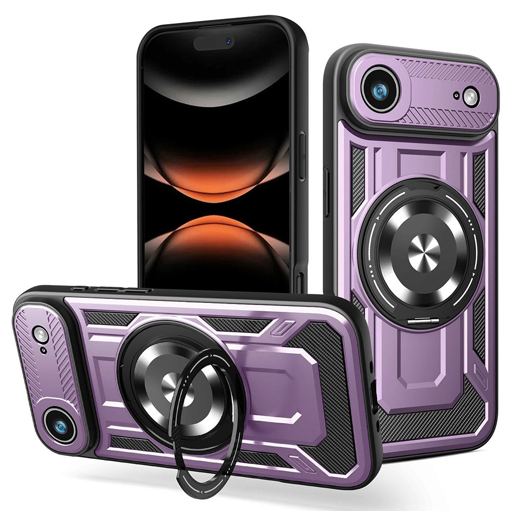 Hülle für Apple iPhone 17 Air, Techsuit, RuggedCam, Lila