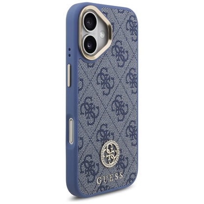 Hülle für Apple iPhone 17, Guess, 4G Strass Logo, Blau