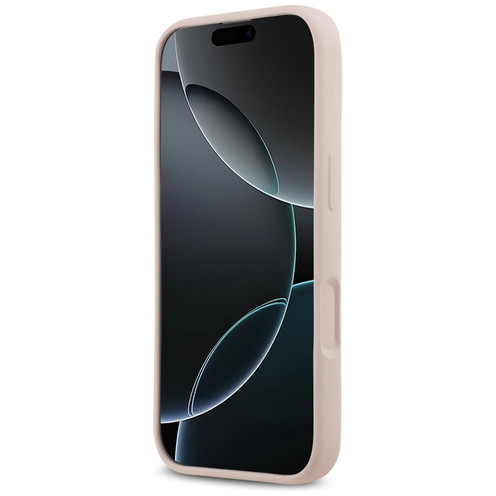 Case for Apple iPhone 17, Guess, Big 4G Script, Light Pink