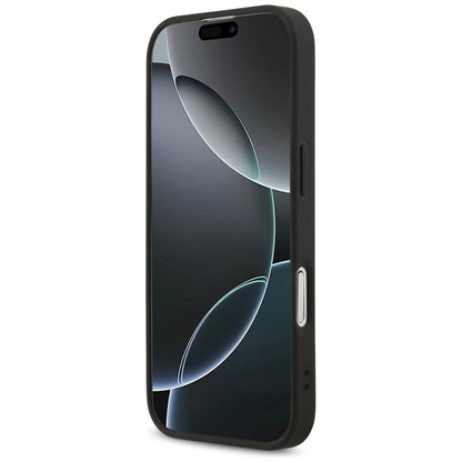 Hülle für Apple iPhone 17, Guess, Fixed Glitter Big 4G, Schwarz