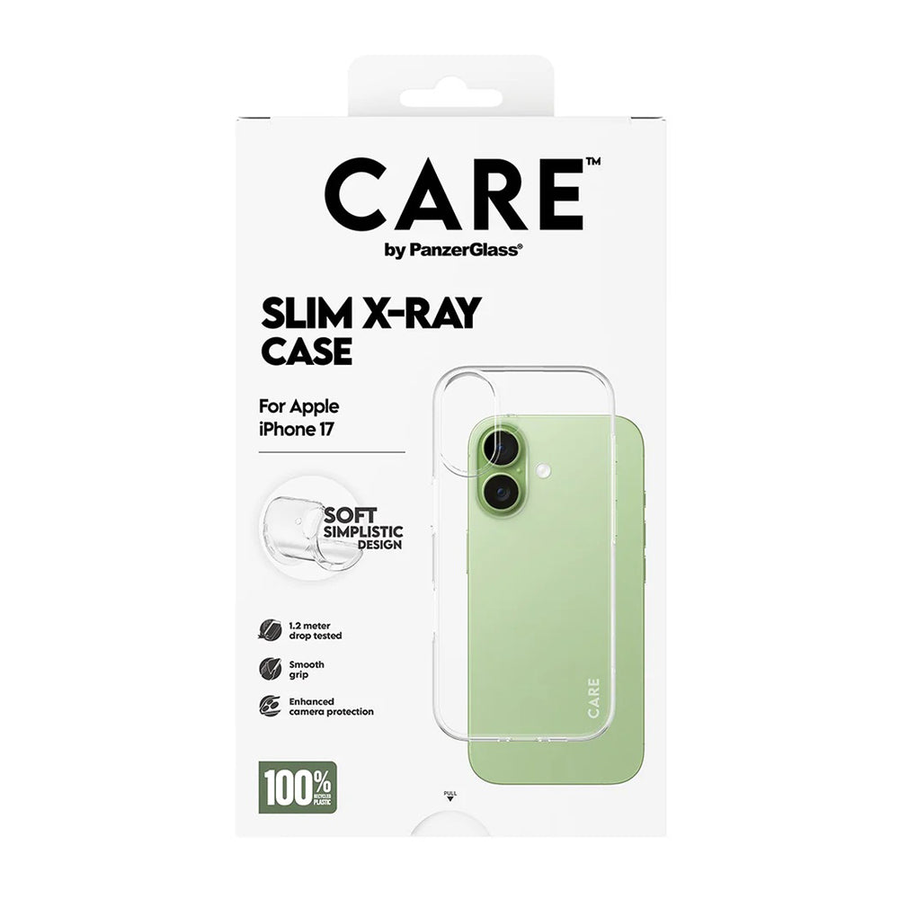 Hülle für Apple iPhone 17, PanzerGlass, Care Fashionable X-ray, Transparent