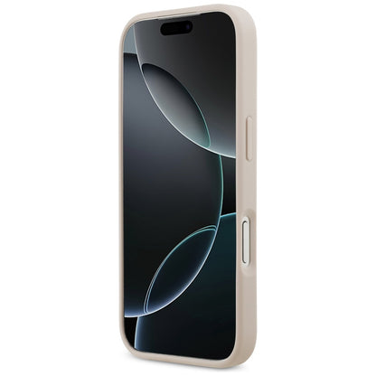 Hülle für Apple iPhone 17 Pro, Guess, 4G Double Card Triangle, Rosa