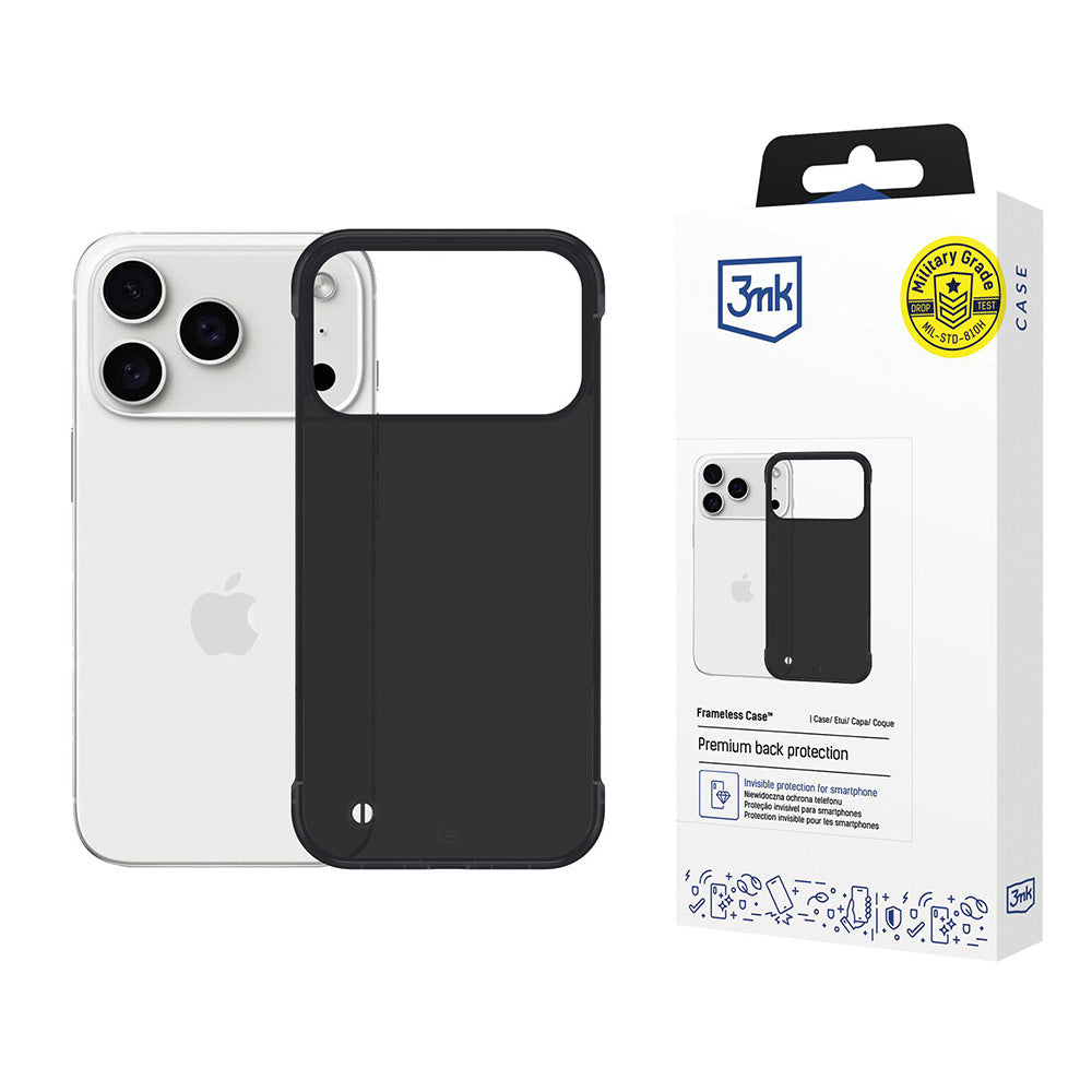 Hülle für Apple iPhone 17 Pro Max, 3MK, Just20g, Schwarz