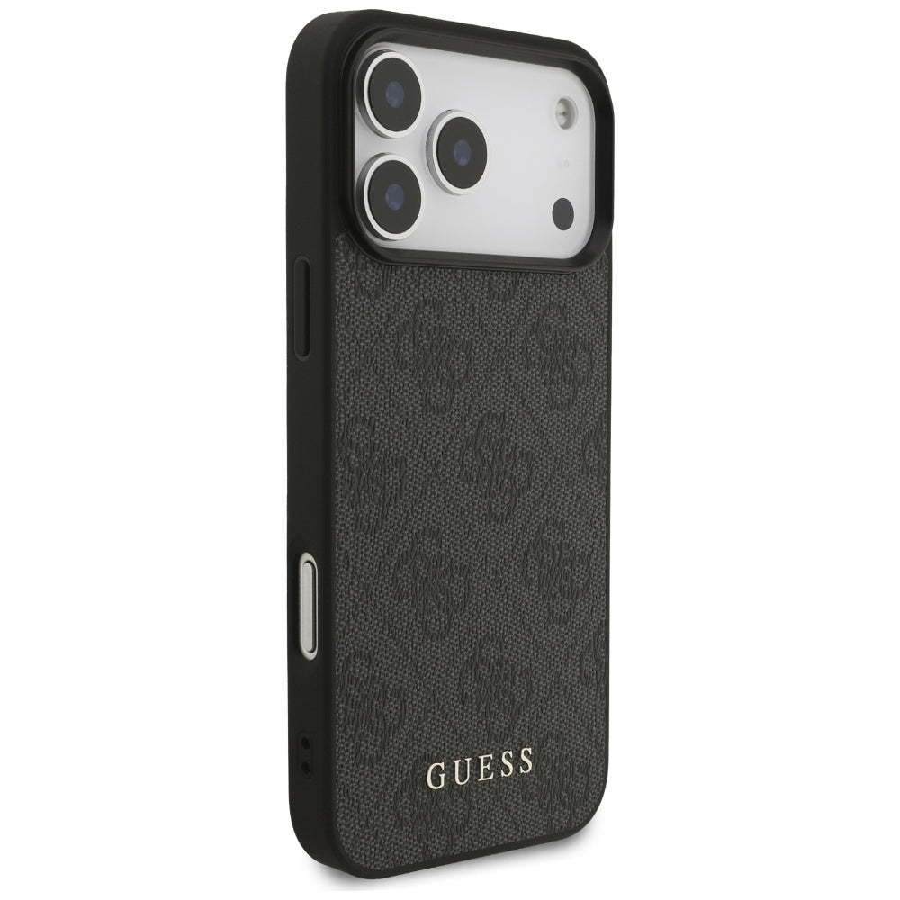 Hülle für Apple iPhone 17 Pro Max, Guess, 4G Classic, Schwarz