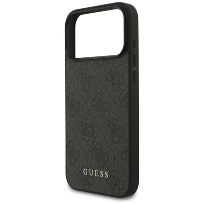 Hülle für Apple iPhone 17 Pro Max, Guess, 4G Classic, Schwarz