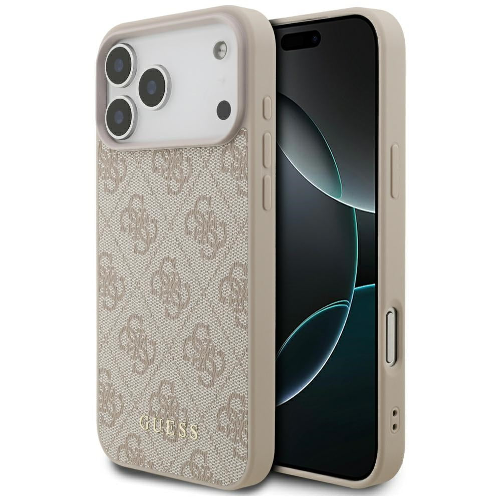 Hülle für Apple iPhone 17 Pro Max, Guess, 4G Classic, Rosa