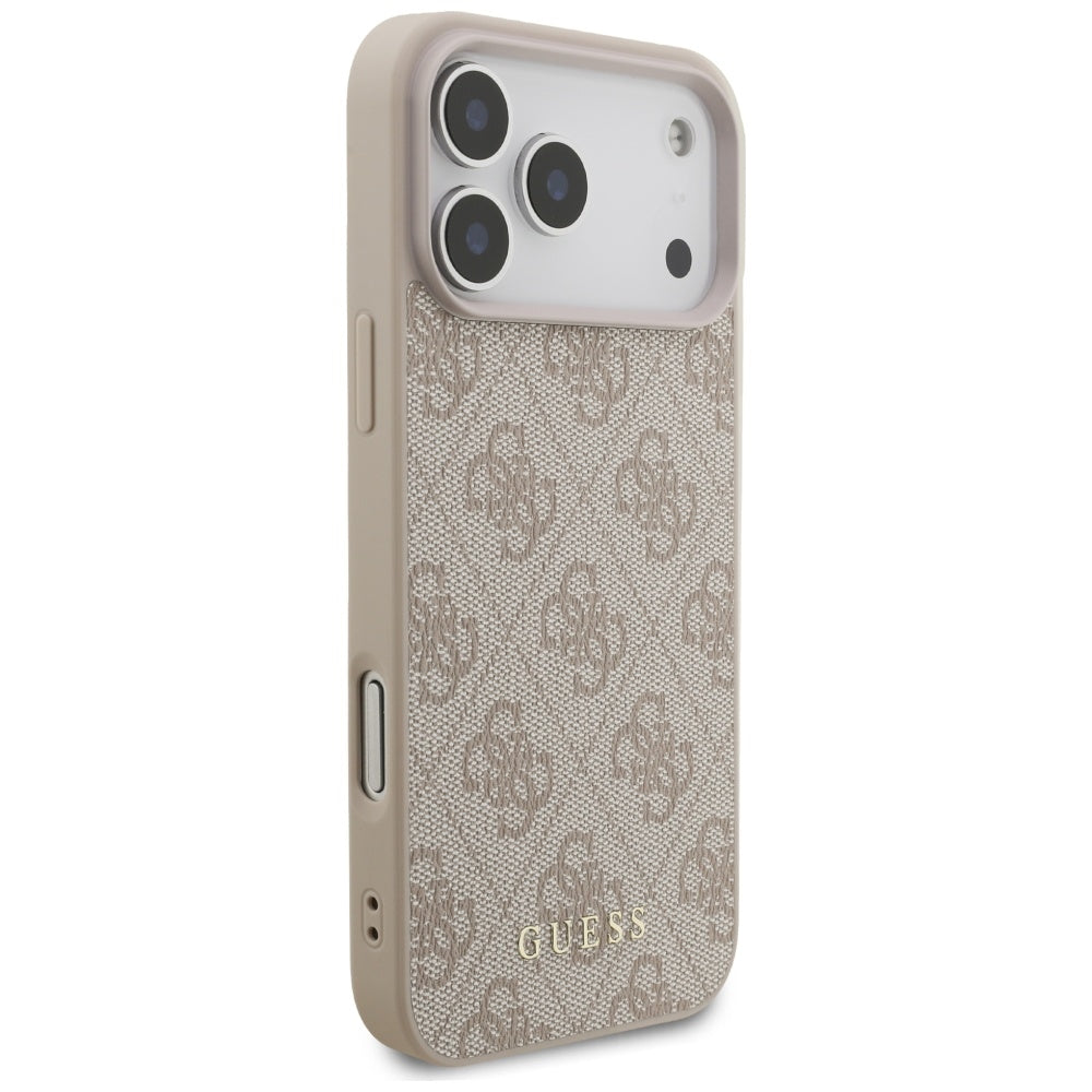 Hülle für Apple iPhone 17 Pro Max, Guess, 4G Classic, Rosa