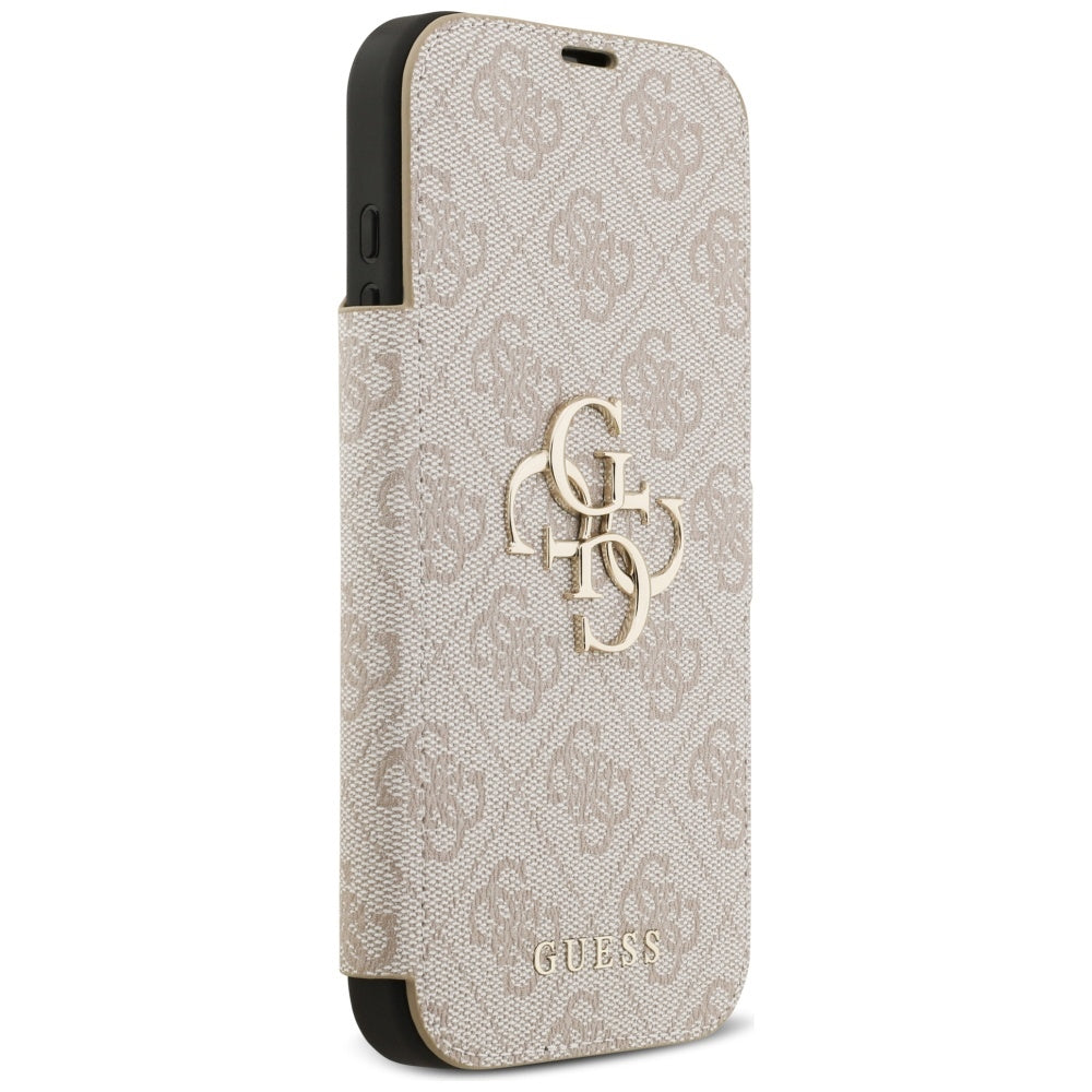Hülle für Apple iPhone 17 Pro Max, Guess, 4G Metal Logo, Rosa