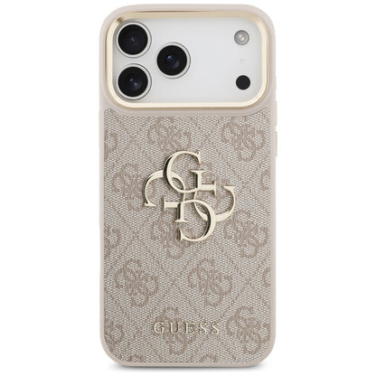 Hülle für Apple iPhone 17 Pro Max, Guess, Big 4G Classic Logo mit großem Band, Rosa