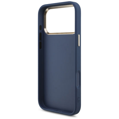 Hülle für Apple iPhone 17 Pro Max, Guess, Big 4G Logo Classic, Goldenes Blau