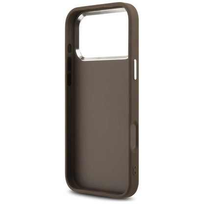 Case for Apple iPhone 17 Pro Max, Guess, Big 4G Logo Classic, Silver Brown