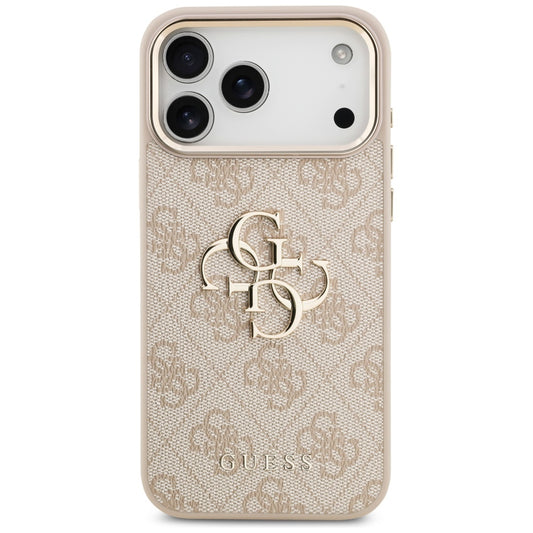 Hülle für Apple iPhone 17 Pro Max, Guess, Big 4G Logo Classic, Roségold