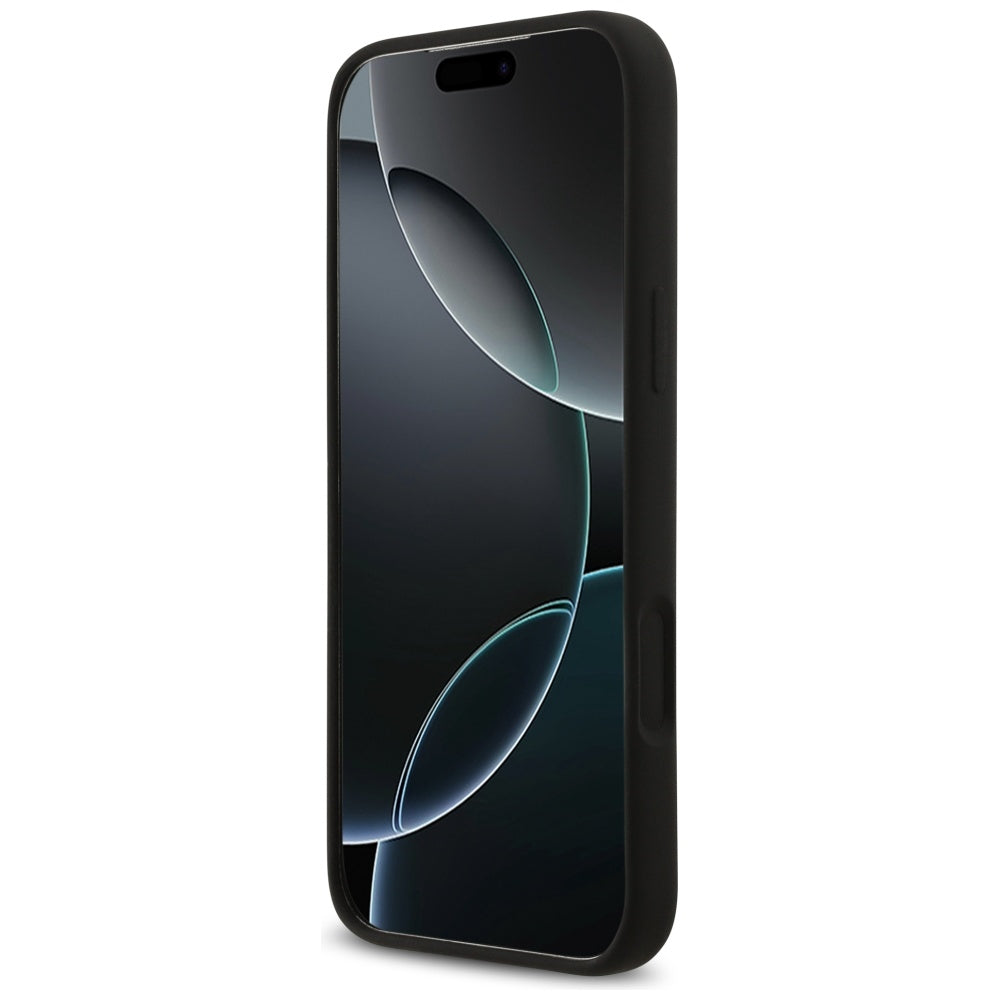 Hülle für Apple iPhone 17 Pro Max, Guess, Big 4G Script, Schwarz