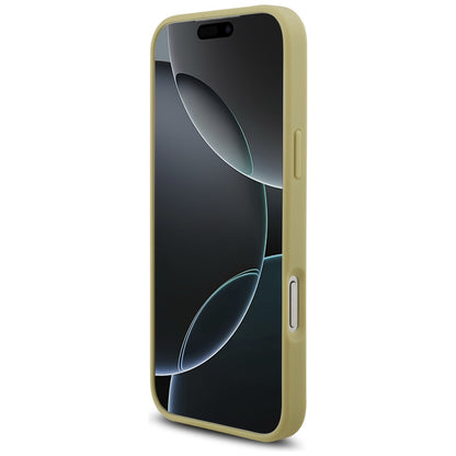 Hülle für Apple iPhone 17 Pro Max, Guess, Rhinestone Triangle Logo, Gold