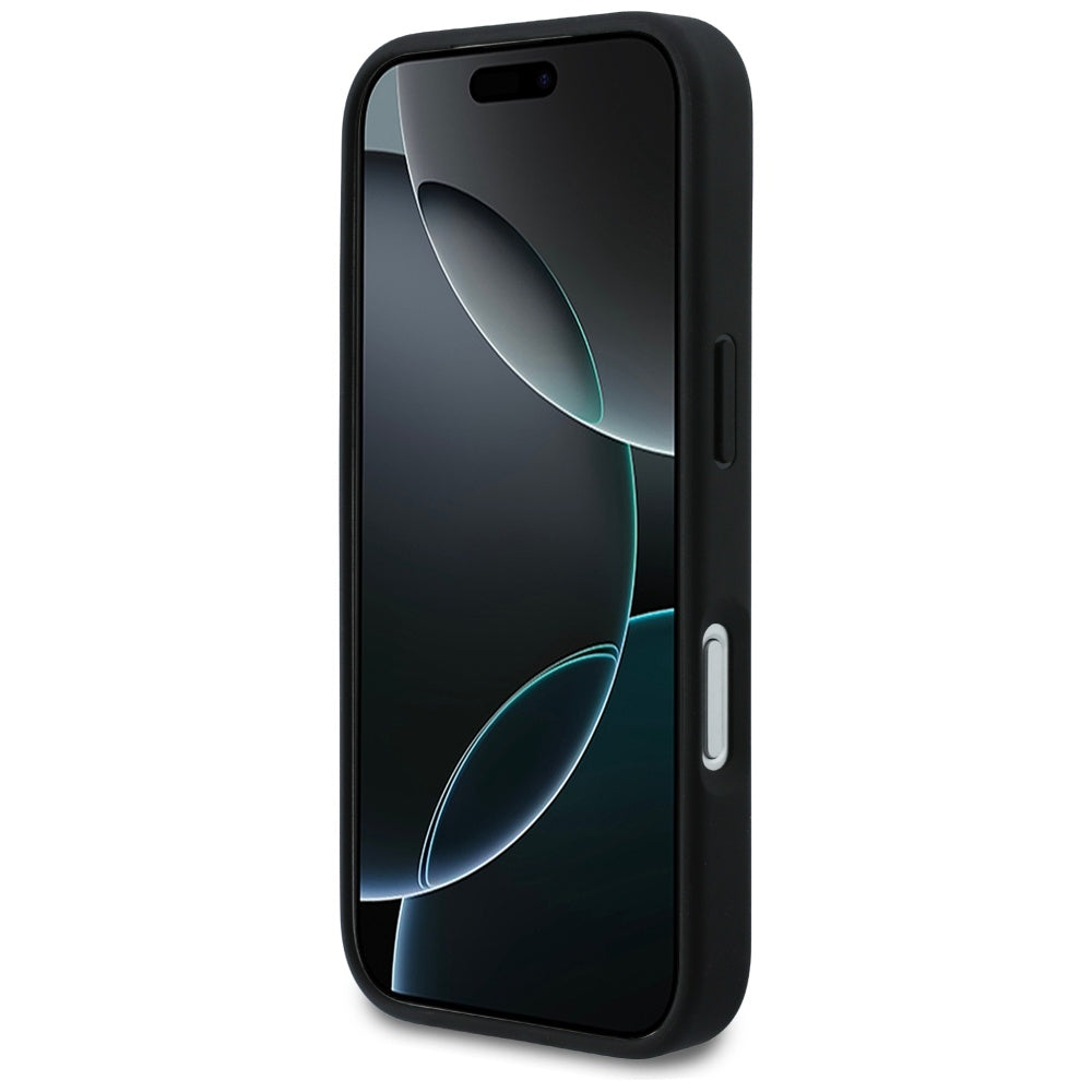 Hülle für Apple iPhone 17 Pro Max, Karl Lagerfeld, Rhinestone Karl & Choupette Pins, Schwarz