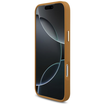 Hülle für Apple iPhone 17 Pro Max, Karl Lagerfeld, Script Logo, Braun