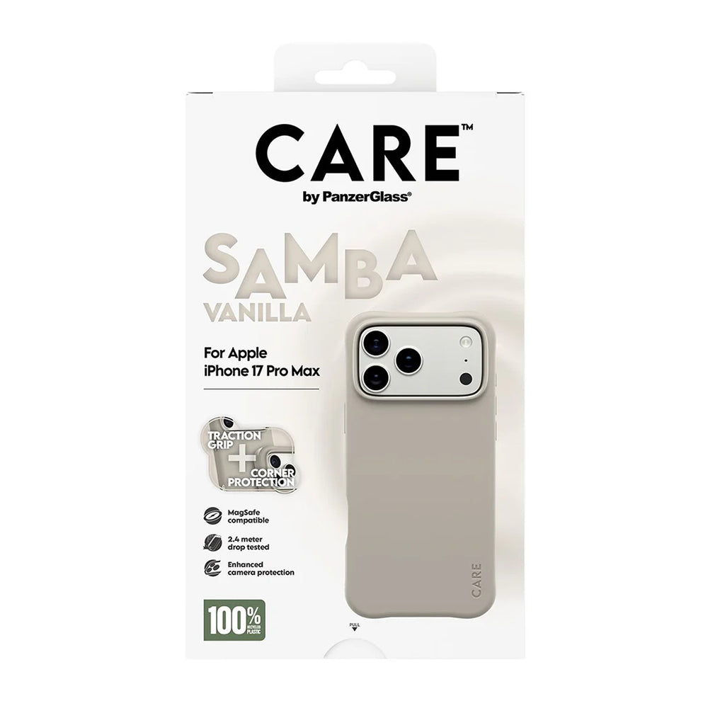 Hülle für Apple iPhone 17 Pro Max, PanzerGlass, Care Fashionable, Beige
