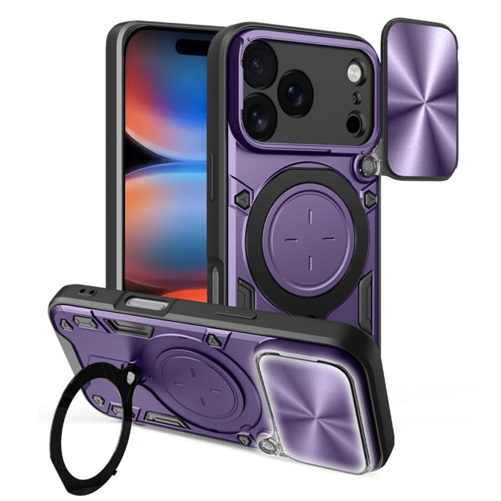 Hülle für Apple iPhone 17 Pro Max, Techsuit, CamGuard Pro, Lila