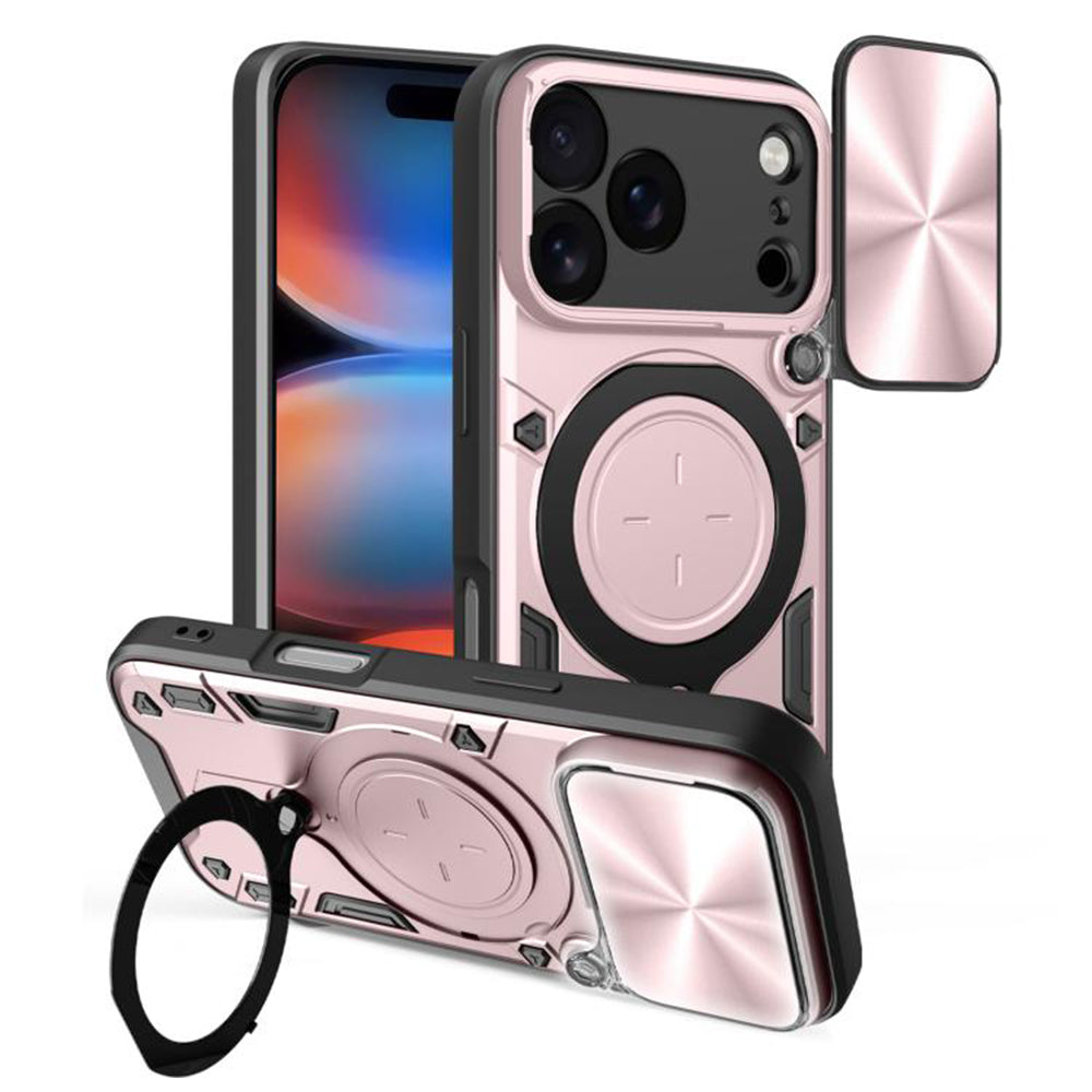 Hülle für Apple iPhone 17 Pro Max, Techsuit, CamGuard Pro, Roségold