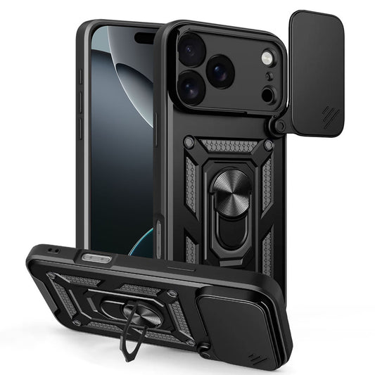 Hülle für Apple iPhone 17 Pro Max, Techsuit, CamShield, Schwarz