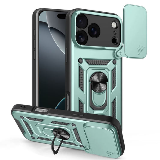 Hülle für Apple iPhone 17 Pro Max, Techsuit, CamShield, Grün