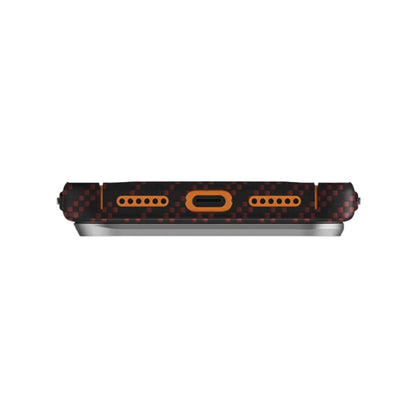 MagSafe Hülle für Apple iPhone 17 Pro Max, UNIQ, Keva MagClick, Schwarz Rot