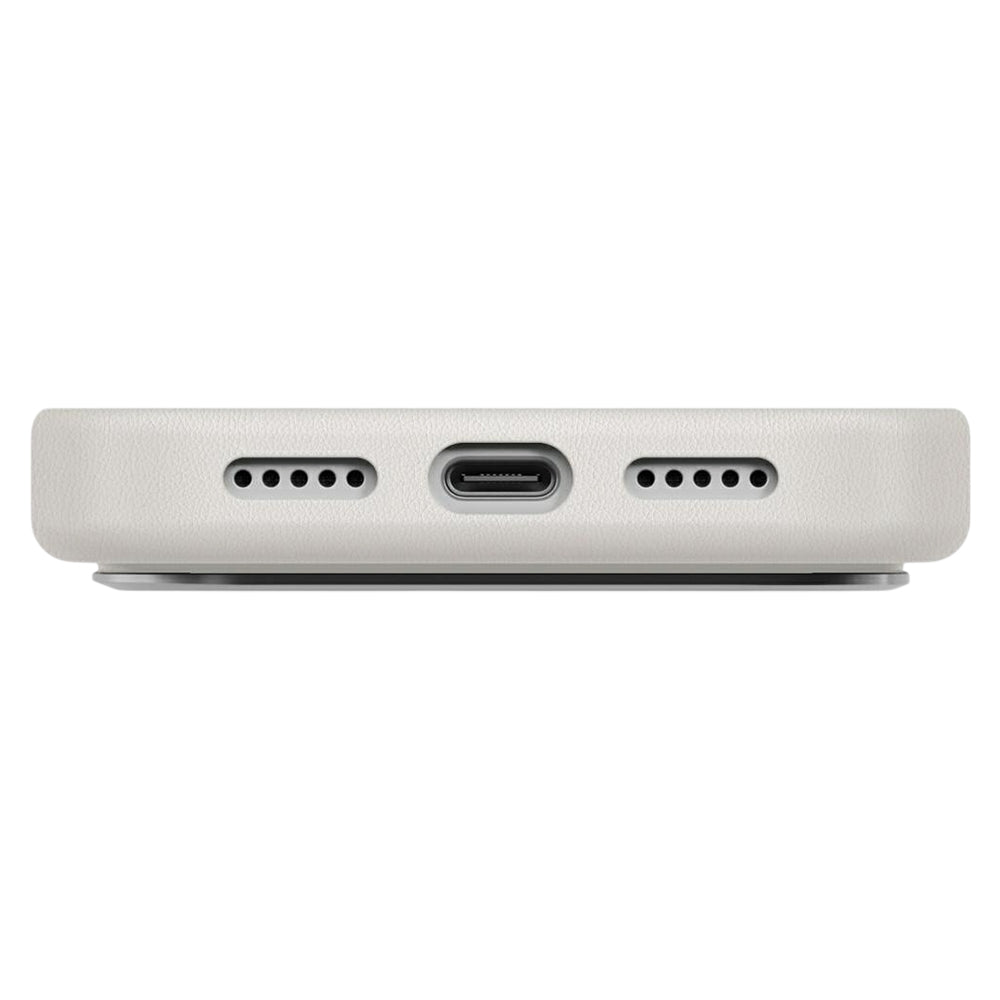Hülle für Apple iPhone 17 Pro Max, UNIQ, Lyden Leatherette, Grau