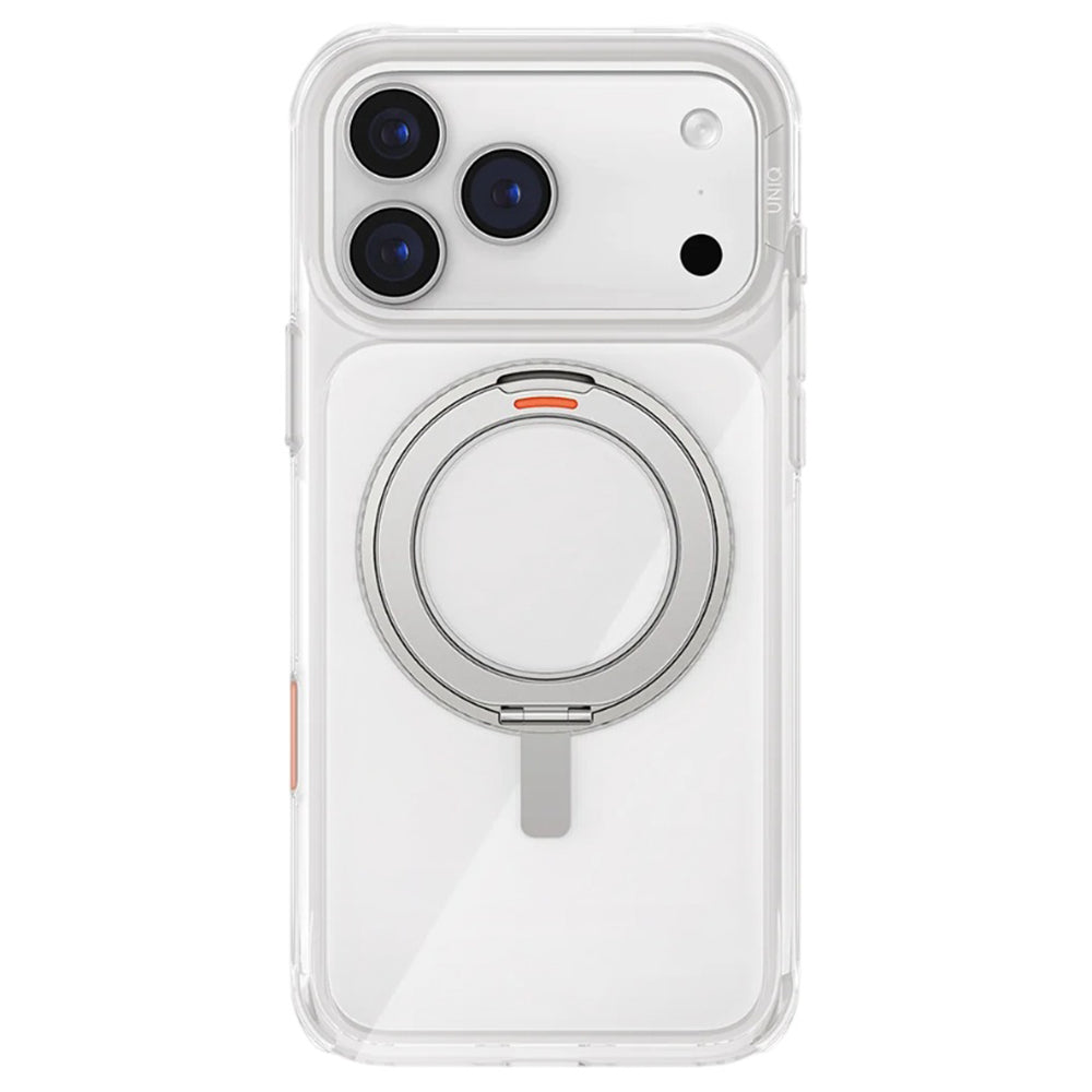 Hülle für Apple iPhone 17 Pro Max, UNIQ, Swivix, Silbern