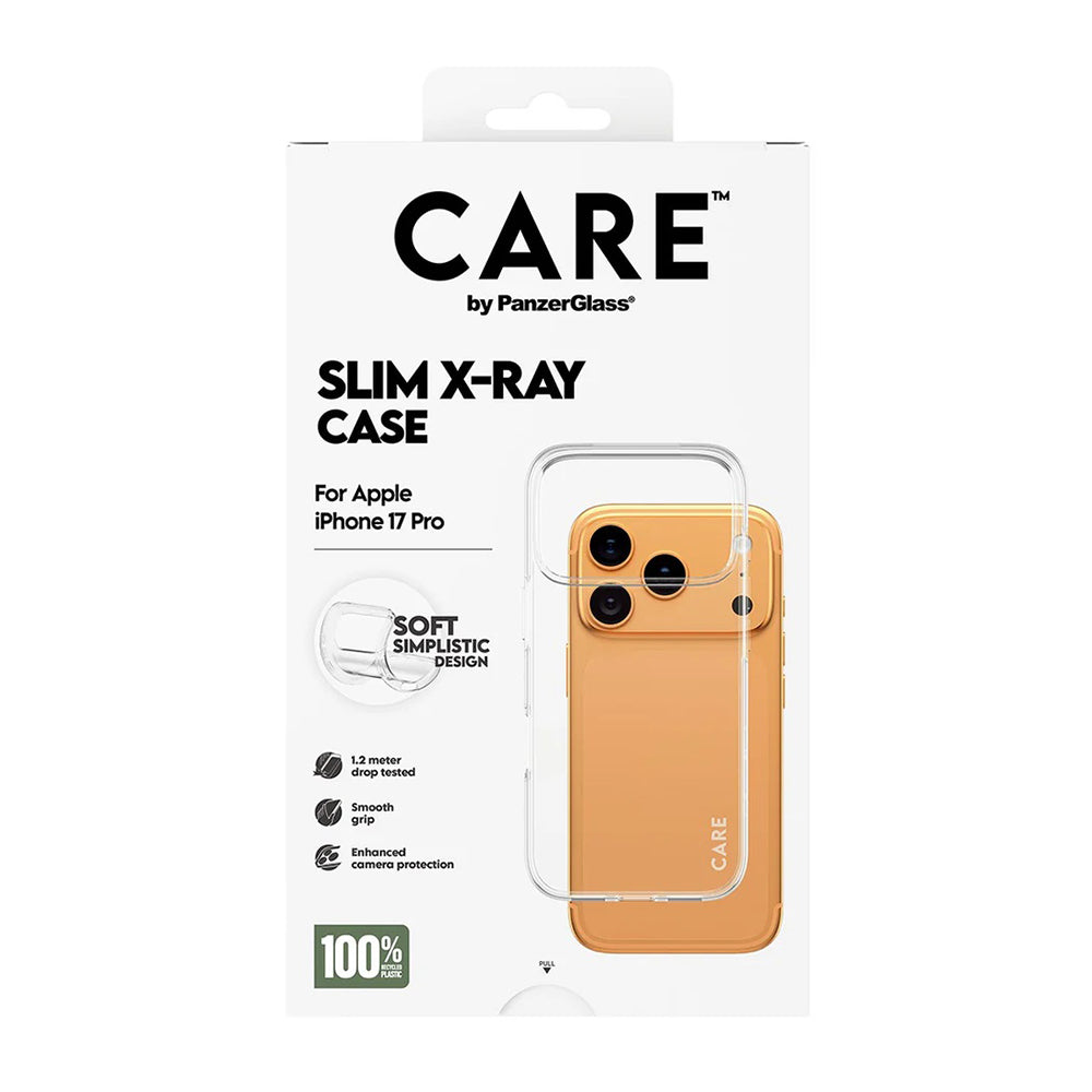 Hülle für Apple iPhone 17 Pro, PanzerGlass, Care Fashionable X-ray, Transparent