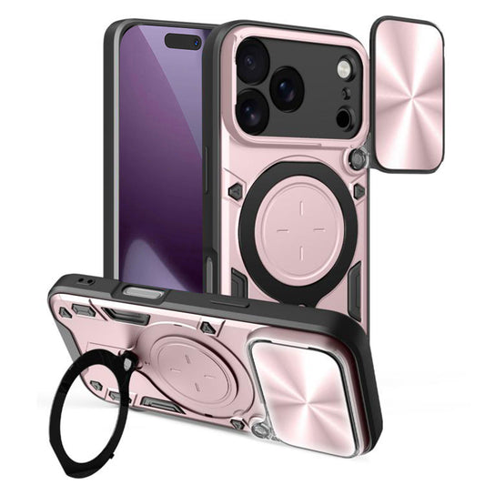 Hülle für Apple iPhone 17 Pro, Techsuit, CamGuard Pro, Roségold