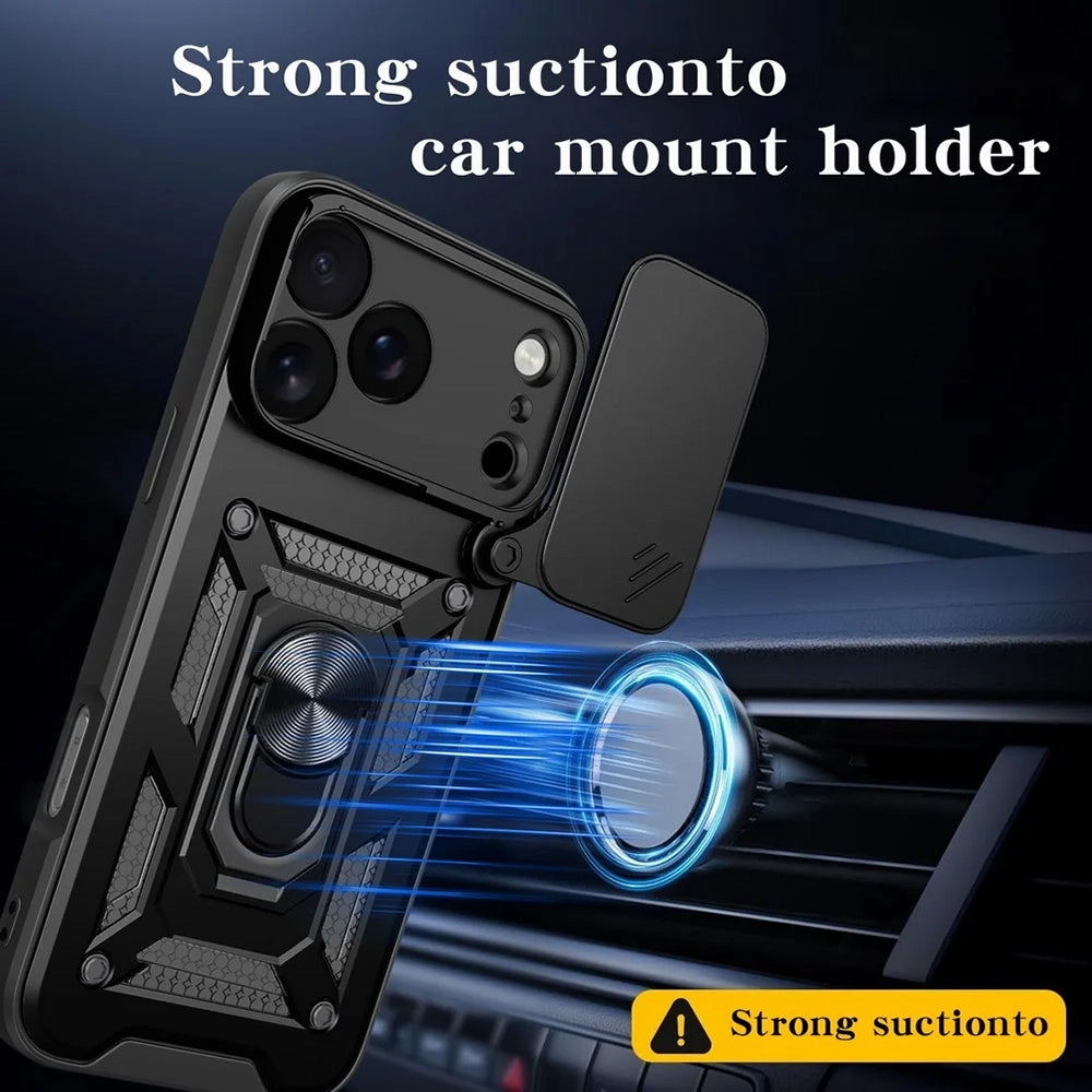 Hülle für Apple iPhone 17 Pro, Techsuit, CamShield, Blau